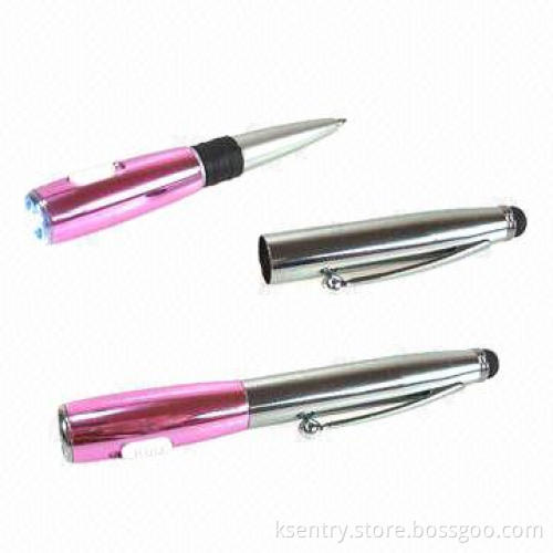 2013 New Promotional Gadget Touch Pen for iPhone 5/Samsung S3/s4/Note2 Laser Light Stylus Pen OEM